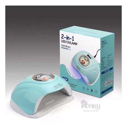 Lampara 2 en 1 para Uñas en Verde Agua Y+Papel de Regalo Lampara 2 en 1 para Uñas en Verde Agua Y+Papel de Regalo