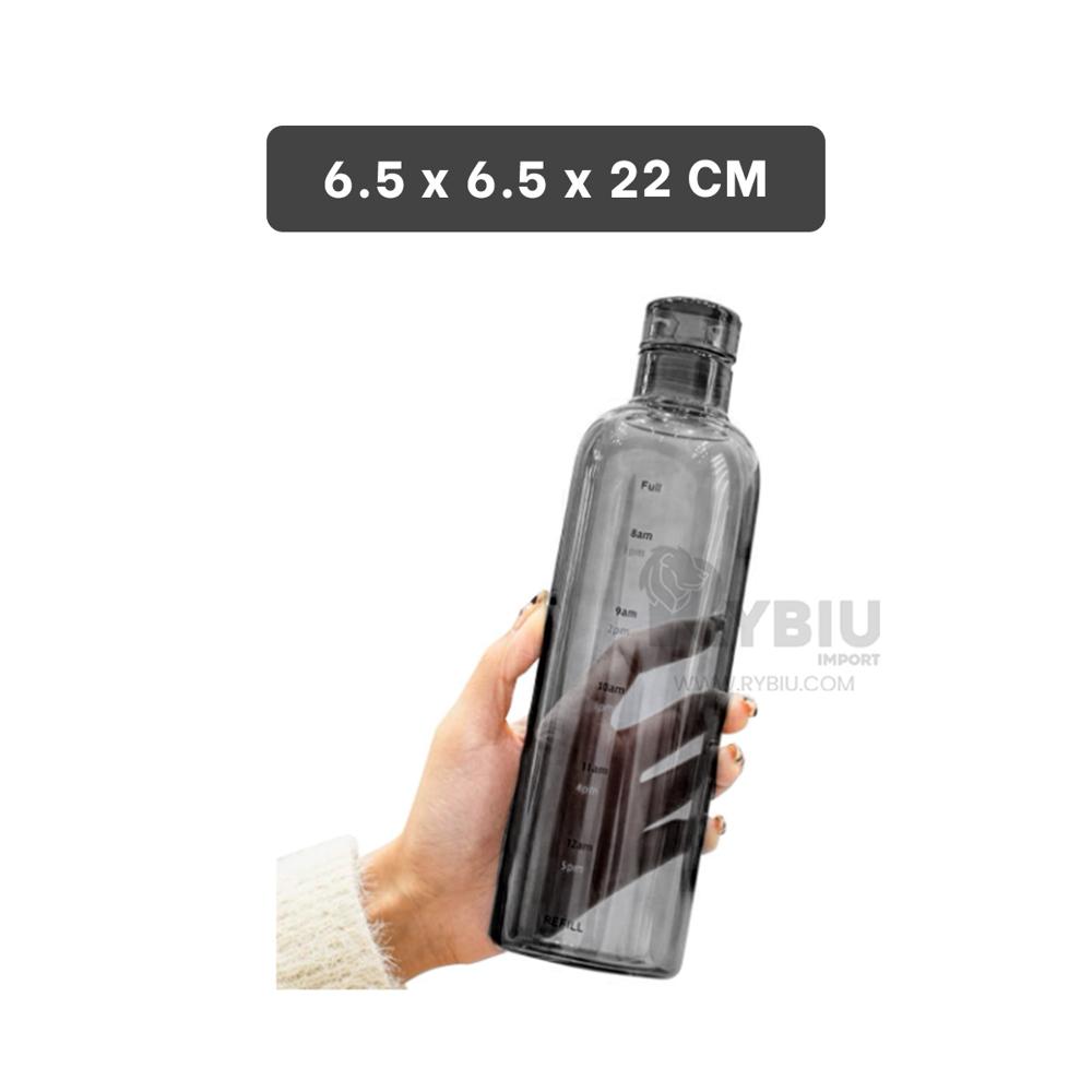 Botella Funcional de 500 ml en Tono Negro Y+Regalo Stickers