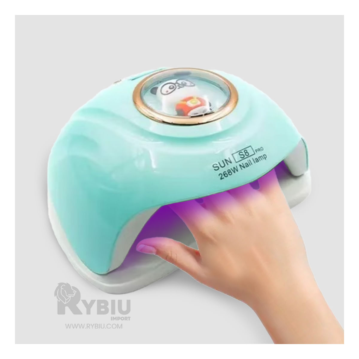 Lampara de Secado de Uñas en Color Verde Agua