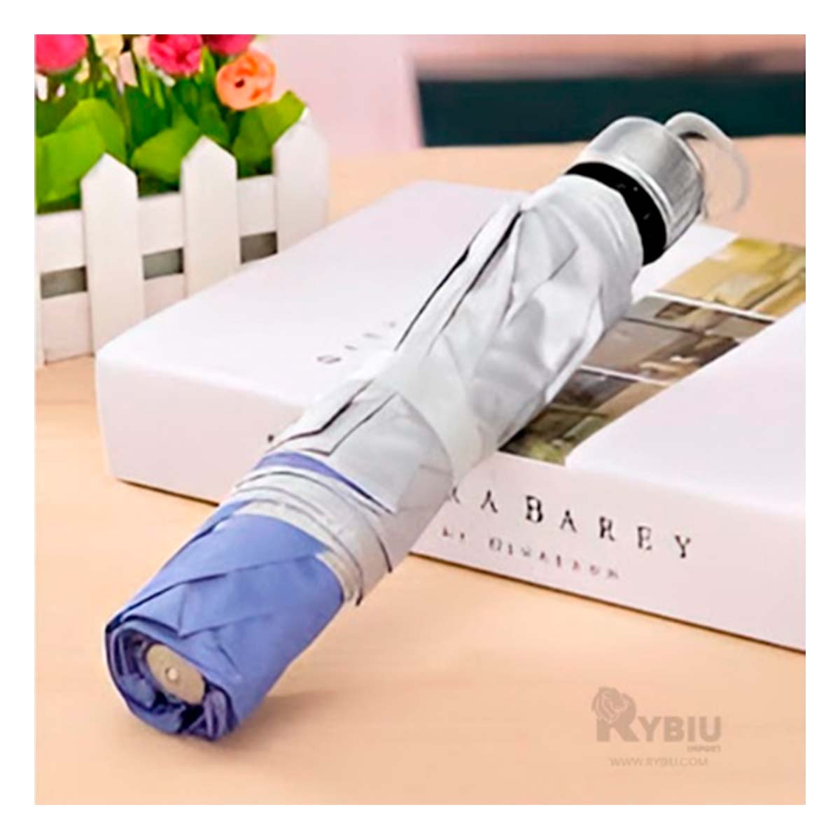 Sombrilla Ideal para Lluvia de Color Morado Y+Agendita