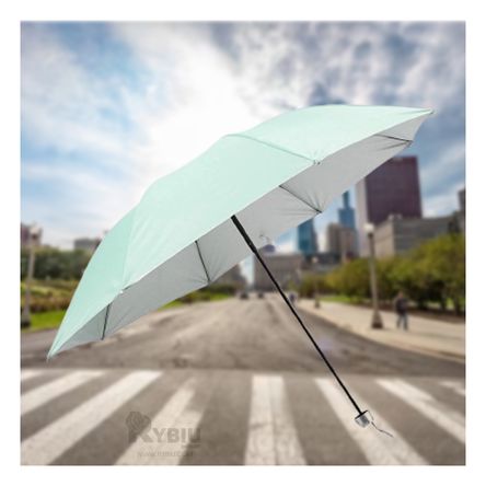 Sombrilla Fácil de Usar en Color Verde Agua Y+Agendita Sombrilla Fácil de Usar en Color Verde Agua Y+Agendita
