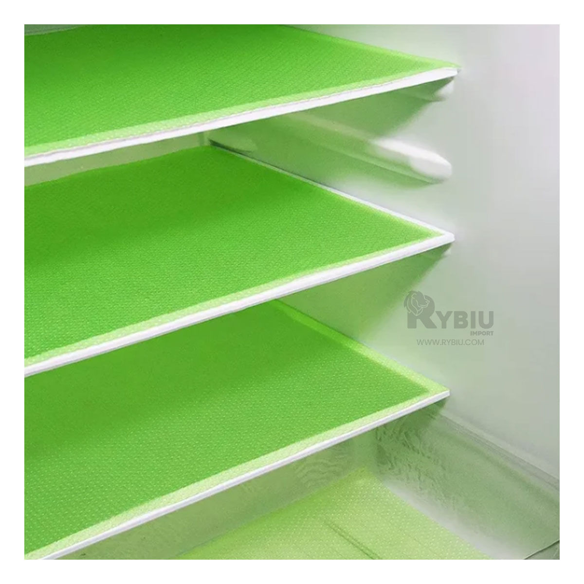 Set Cuadruple de Refrigerador Color Verde Y+Papel de Regalo