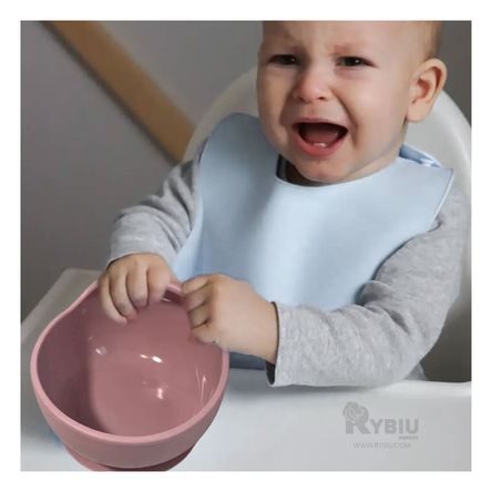 Plato y Cuchara Kit Niña en Rosa Oscuro Y+Agendita