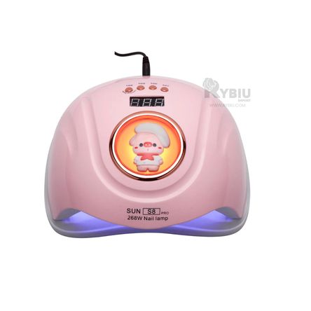 Lampara de 2 en 1 Secado de Uñas Rosado Y+Papel de Regalo