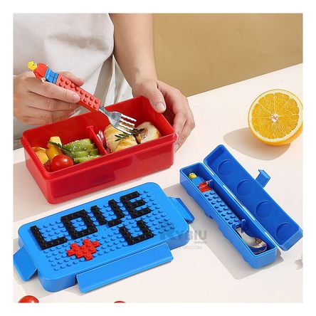 Taper Multiuso con Forma de Piezas Multicolor Y+Stickers