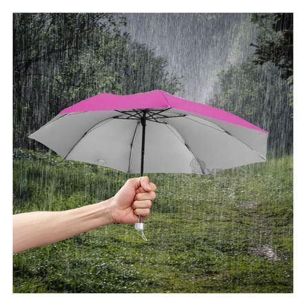 Sombrilla Útil y Funcional de Color Fucsia Y+Papel de Regalo