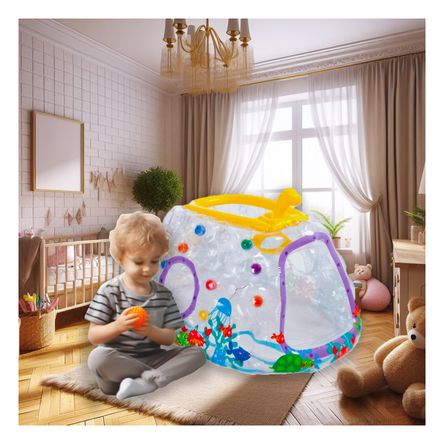 Sub Marino Divertido para Niños Multicolor Y+Stickers