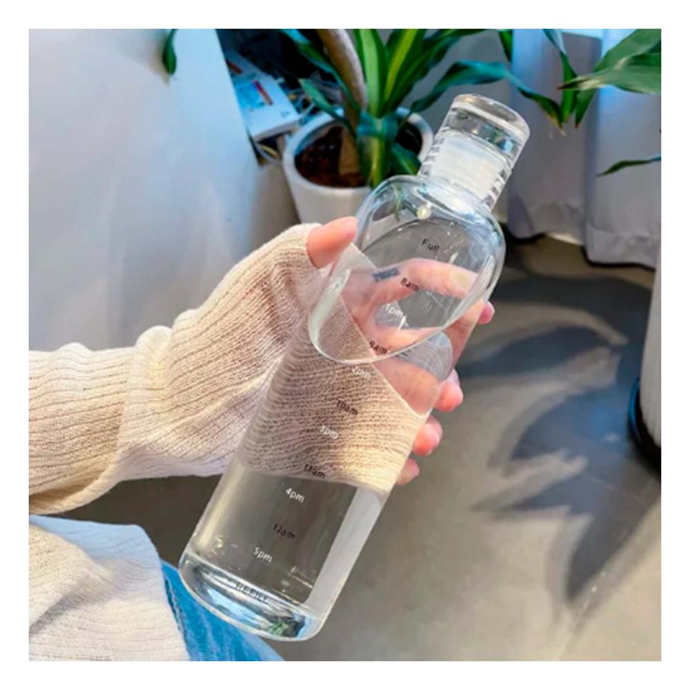 Recipiente Duradero en Transparente Y+Banderitas Adhesivas