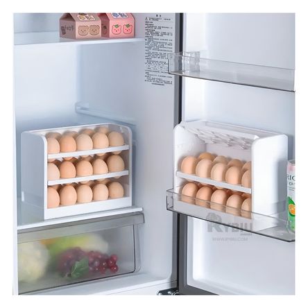 Porta Huevos de 3 Niveles Blanco Y+Agendita Porta Huevos de 3 Niveles Blanco Y+Agendita