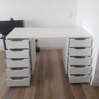 Escritorio Gamer de Melamina Blanco 180cm