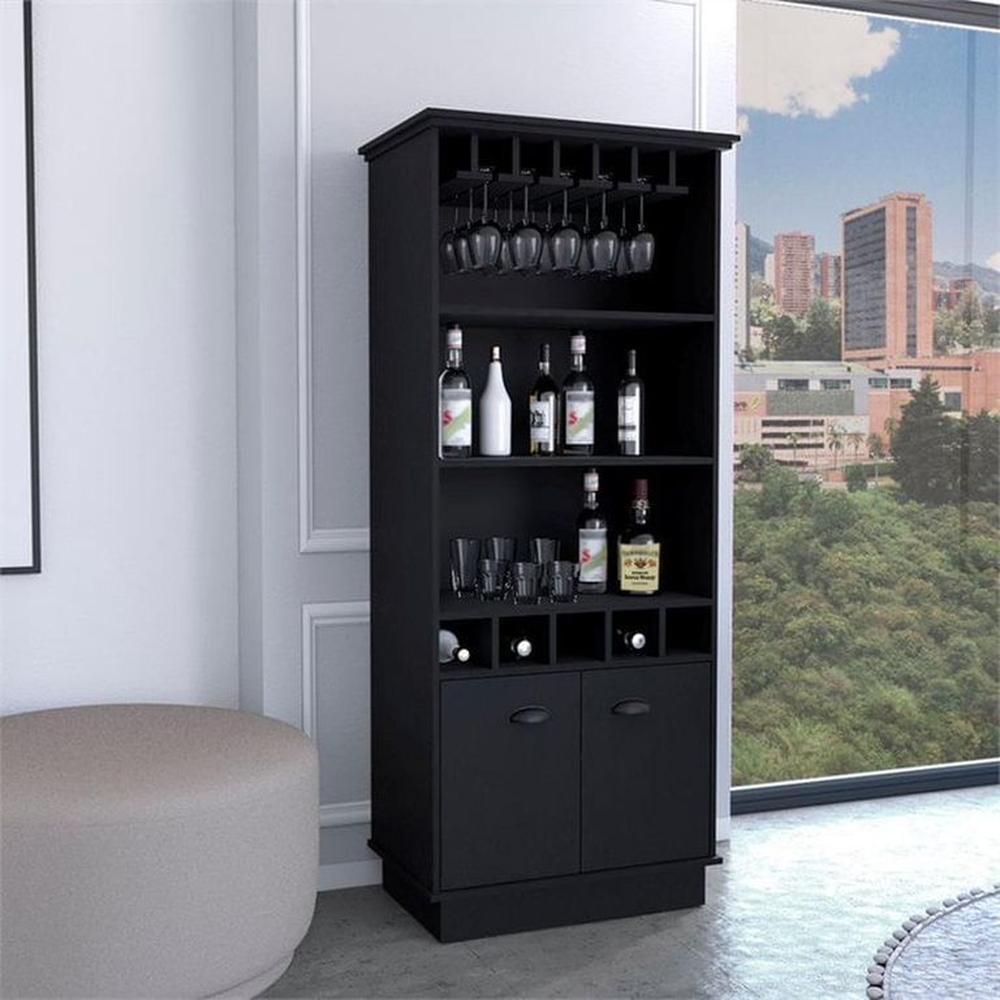 Mueble Bar Vinero Negro 75cm Mueble Bar Vinero Negro 75cm