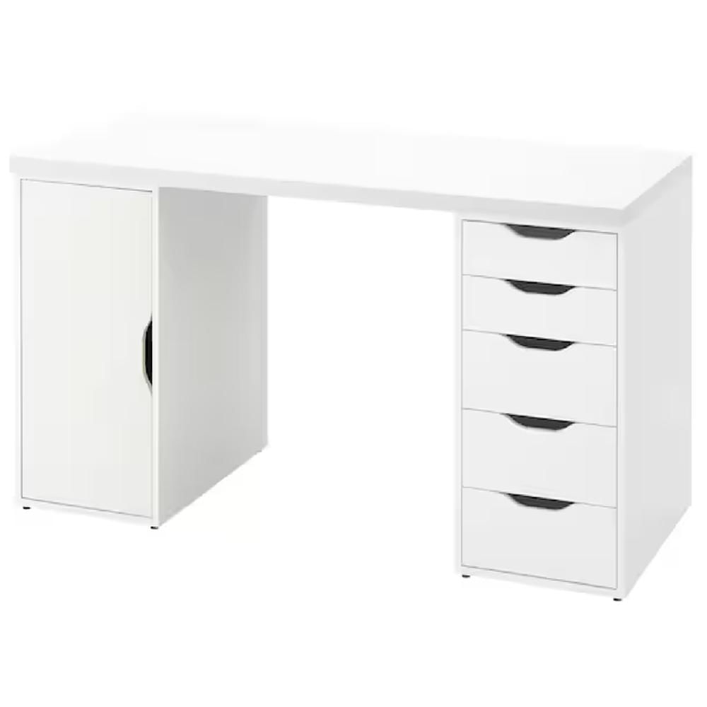 Escritorio de Melamina Blanco 140cm