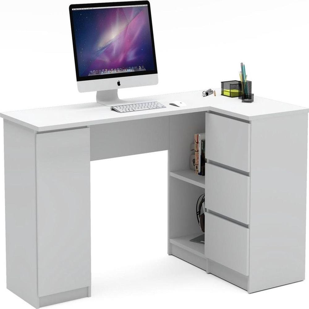 Escritorio en L Gerencial Blanco 150cm Escritorio en L Gerencial Blanco 150cm