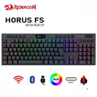 Teclado Gamer Redragon Horus Negro - switch RED