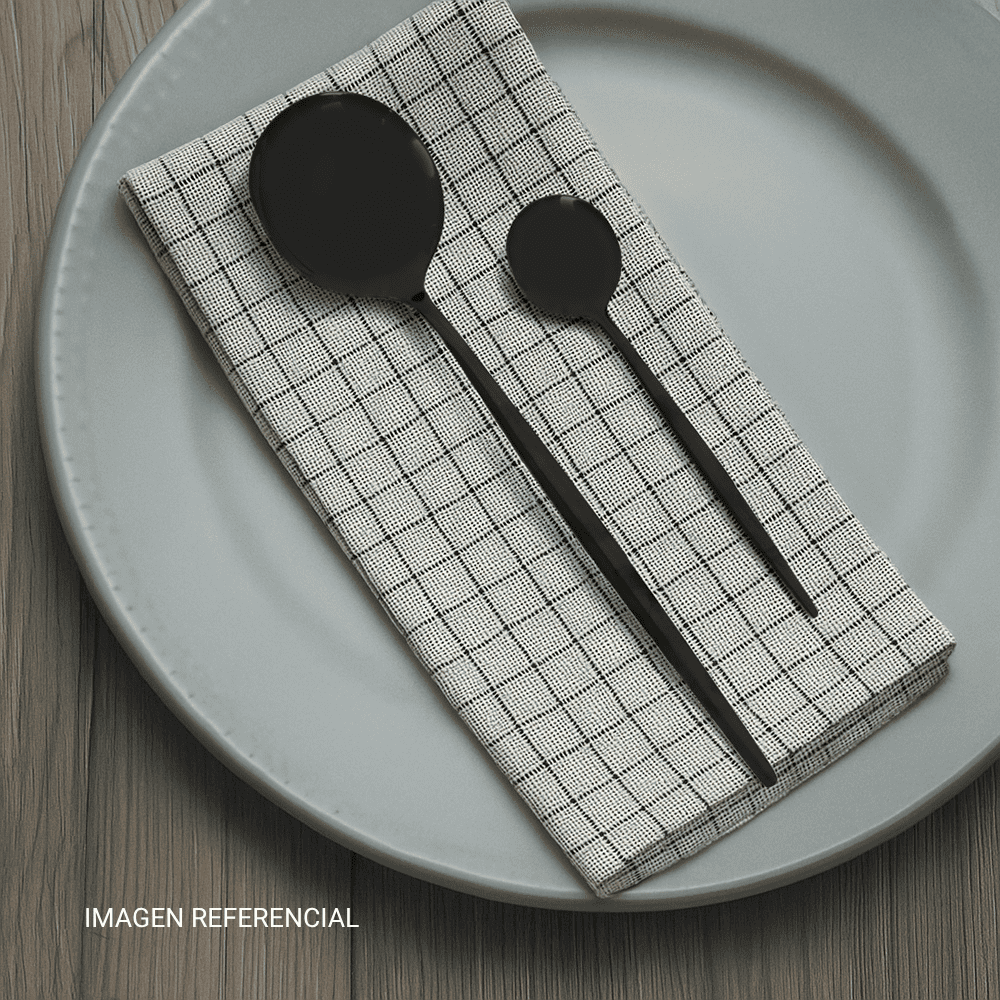 Set de 16 Cubiertos Grafito Urbano Orange