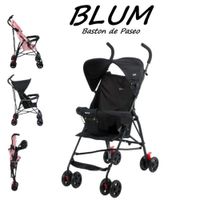 Coche Baston de Paseo Capota Retractil Blum Negro