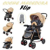 Coche Mecedora Mango Frontal Flip -Beige