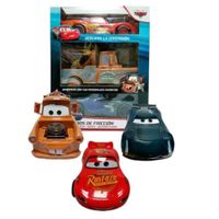 Coche Fricción McQueen 21cm Mater22cm y Jackson Storm 23cm