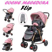 Coche Mecedora Mango Frontal Flip -Rosado