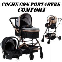 Coche Moises Comfort 4 en 1 con porta bebe Amortiguacion- Ng