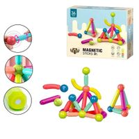 Juego Didáctico Bloques Magnéticos-36 Pcs