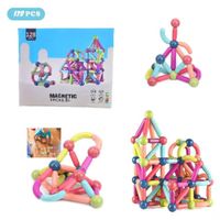 Juego Didáctico Bloques Magnéticos-128 Pcs