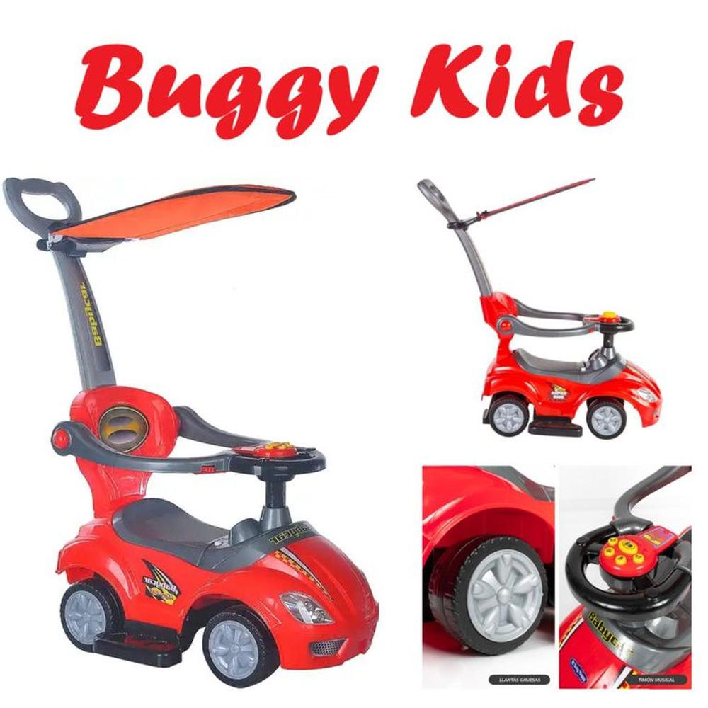 Buggy Kids Correpasillos Musical Luces -Rojo