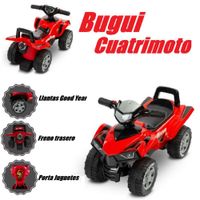 Bugui Cuatrimoto Musical Timon Direccionable -Rojo