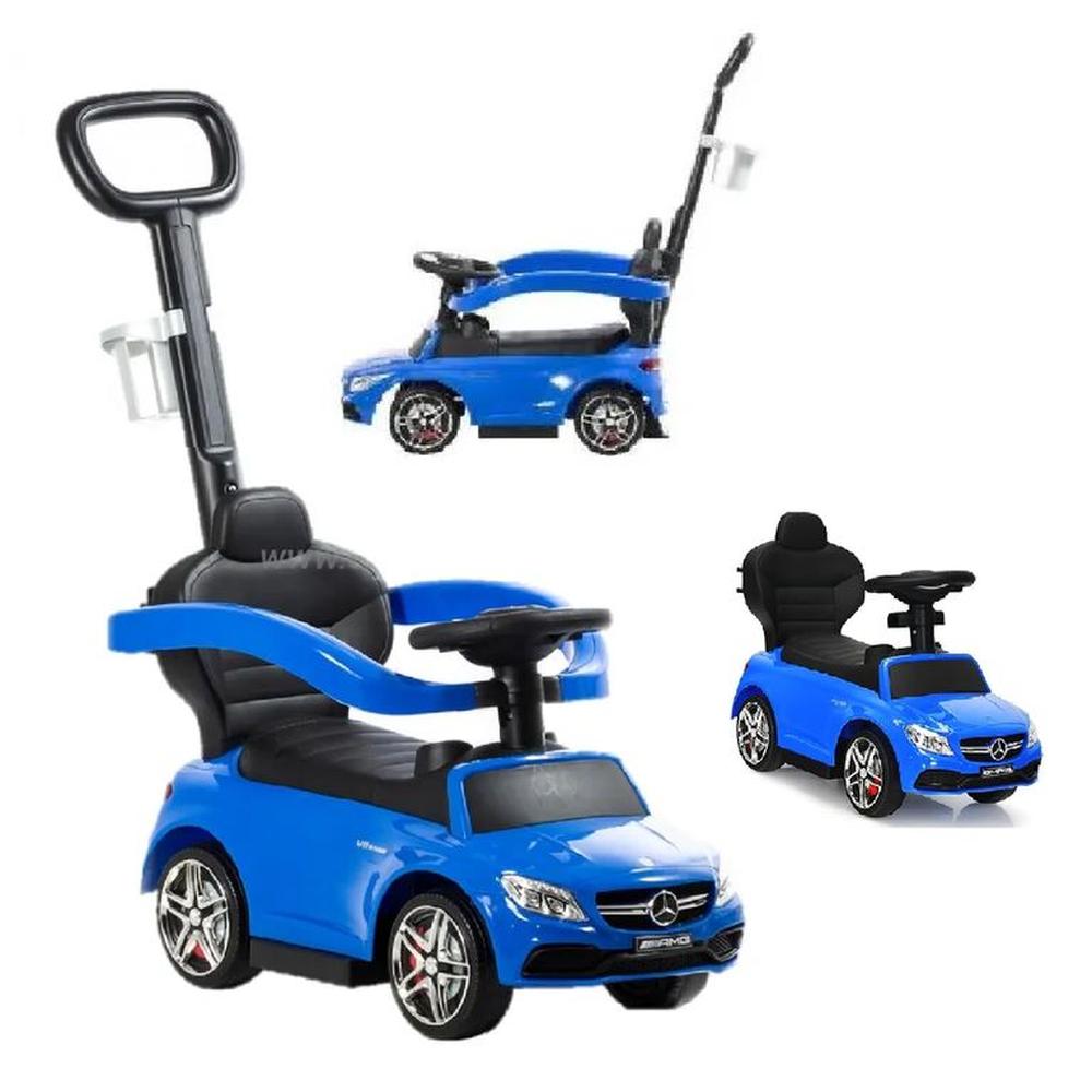 Buggie Mercedes Benz Lincenciado con Portavaso EV639 -Azul