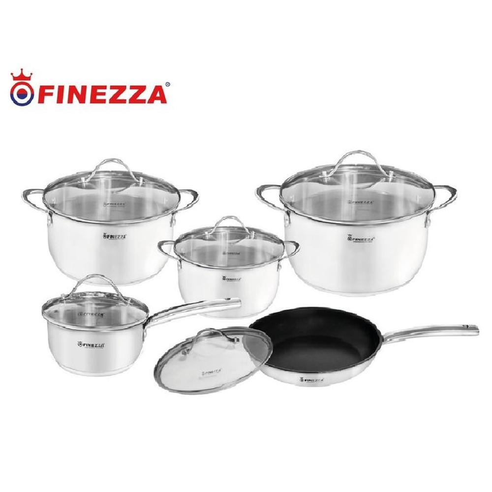 Juego de Ollas Acero Inoxidable 10 Piezas - FZ982