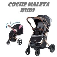 Novedoso Coche Maleta Rudi Ebaby -Gris