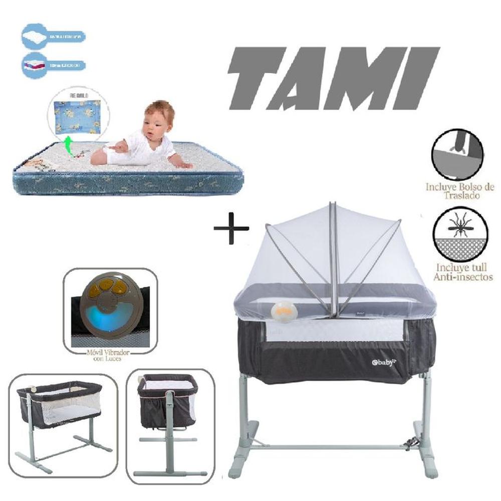 Ebaby Cuna Colecho Tami EB756-Colchon A-Plomo
