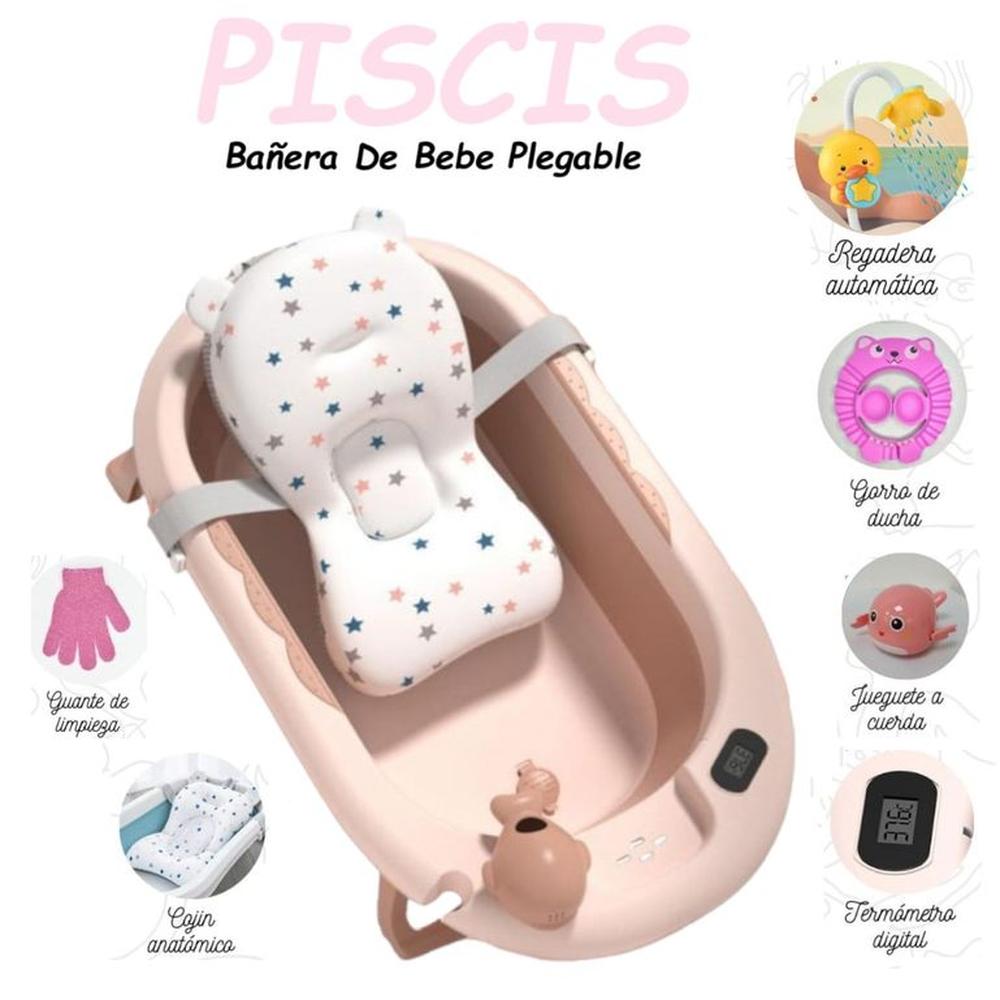 Bañera  Plegable Termometro Digital Piscis R