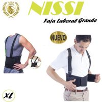 Faja Laboral Liviana Grande Negro Talla -XL