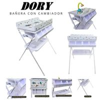 Bañera Con Cambiador Dory Con Regadera-Blanco