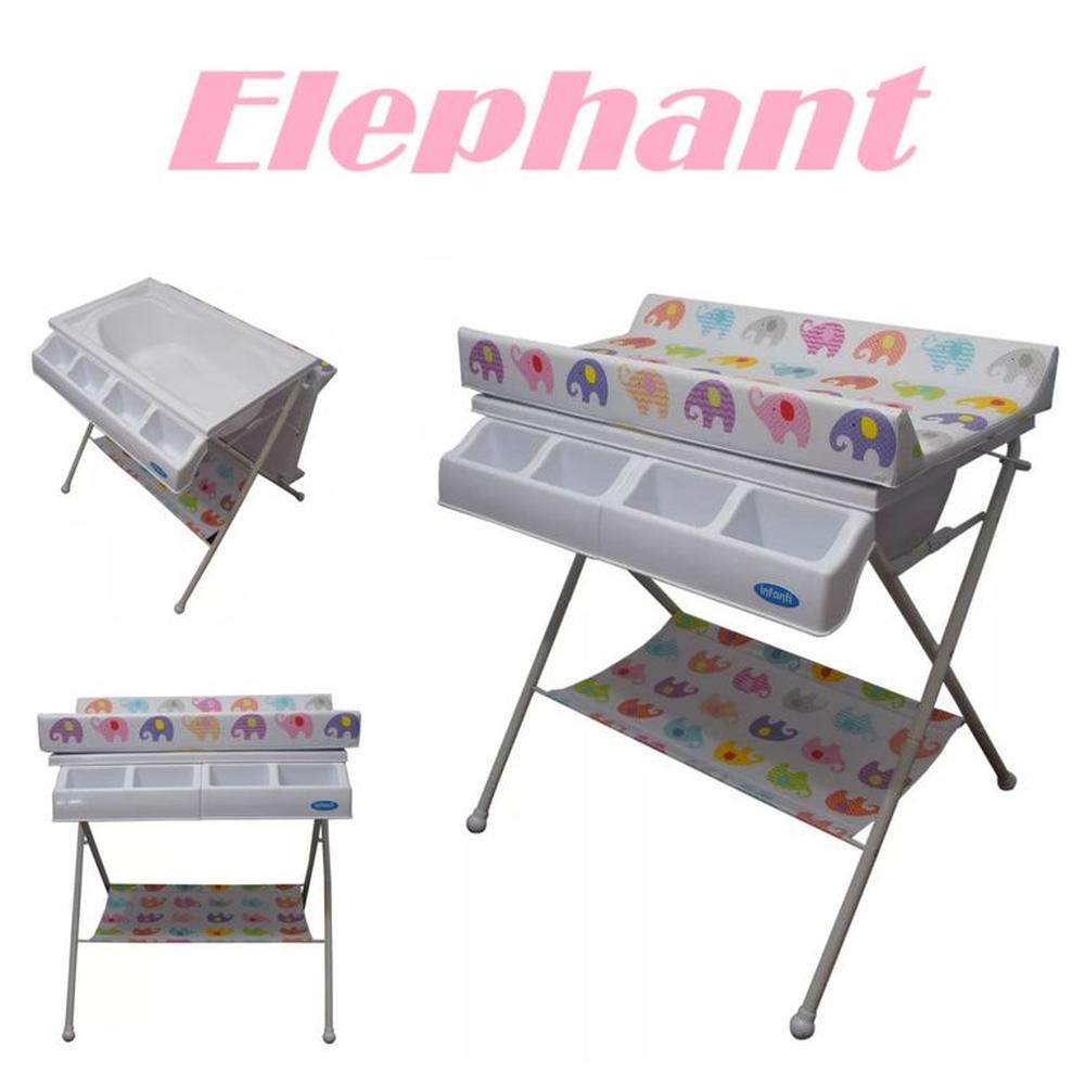 Bañera De Bebe Plegable con Cambiador- Elephant