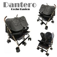 Coche Baston Mellicero Pegable Reclinable Dantero -Negro