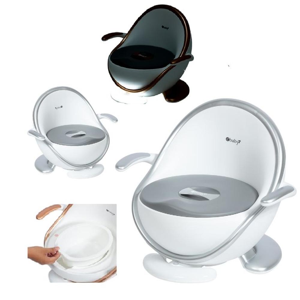 Bacin Entrenador Comfy  con luces y accesorio removible-Gris