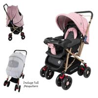 Coche Cuna Mango Reversible Incluye Tull -Yodie