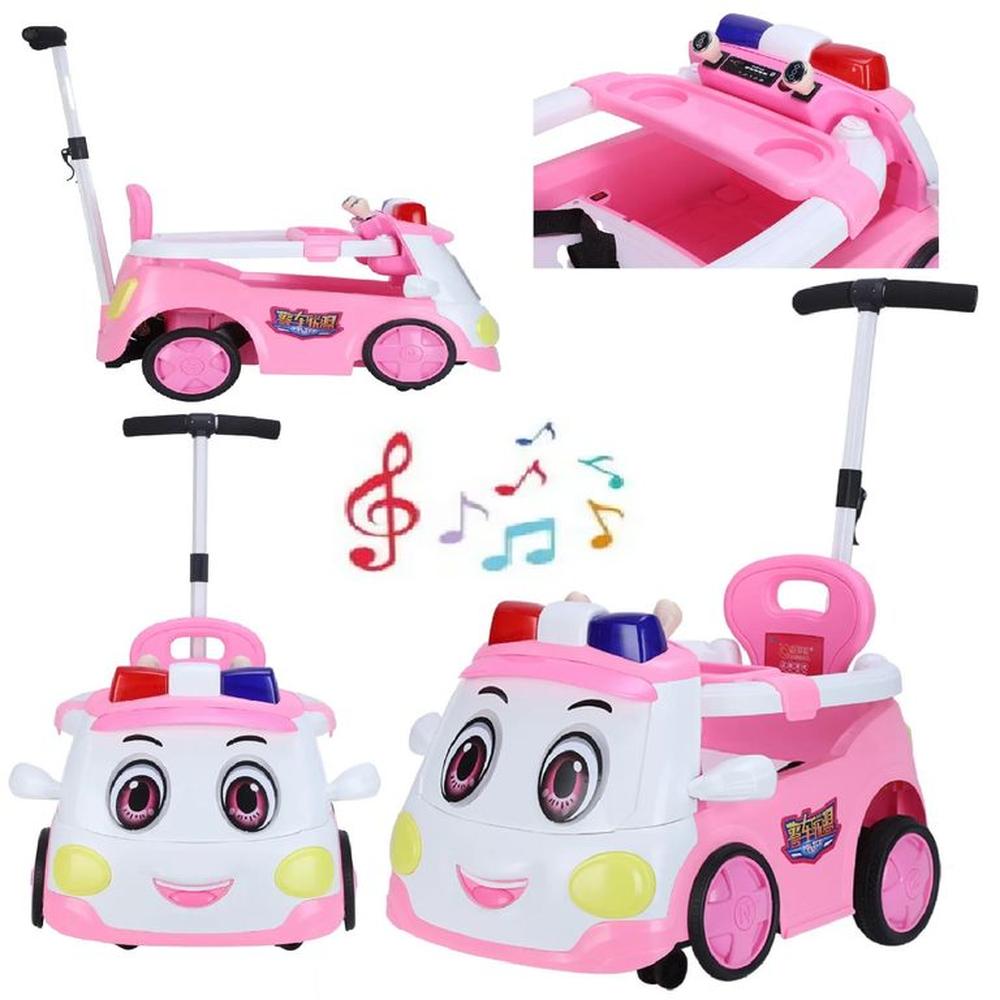 Correpasillo a Bateria Police Musical con Guiador EW-109-RS