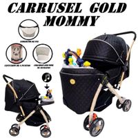 Coche de Paseo Bandeja Didactica Musical Gold Mommy - Negro