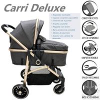 Coche de Paseo Moises Aluminio Carri Deluxe EB129 Gris