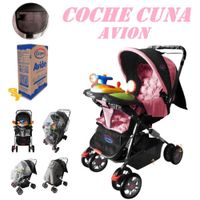 Nuevo Coche Cuna Bandeja Didactica Avion -Rosa