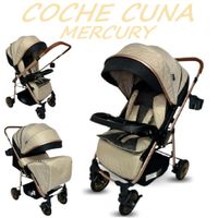 Nuevo Coche Cuna con Bandeja Mercury -Beige