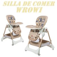 Nueva silla de comer Altura Ajustable Wrowi Ebaby -Beige
