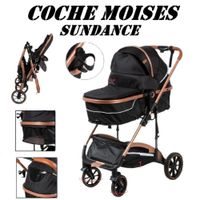 Nuevo Coche Moises Plegable Sundance -Negro