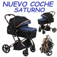 Nuevo Coche Moises Saturno Ebaby -Azul