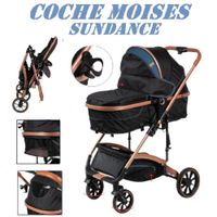 Nuevo Coche Moises Plegable Sundance -Azul