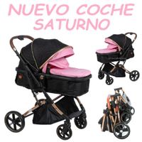 Nuevo Coche Moises Saturno Ebaby -Rosa