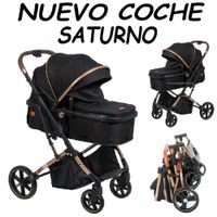 Nuevo Coche Moises Saturno Ebaby -Negro
